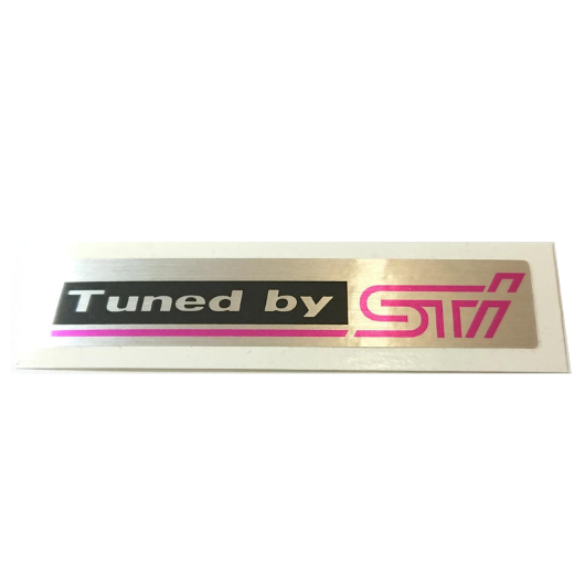 Tuned by STI Intercooler Sticker